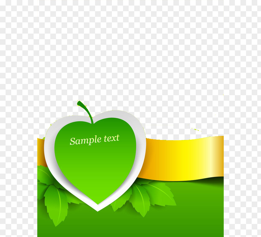 Environmental Theme Apple Posters Template PNG