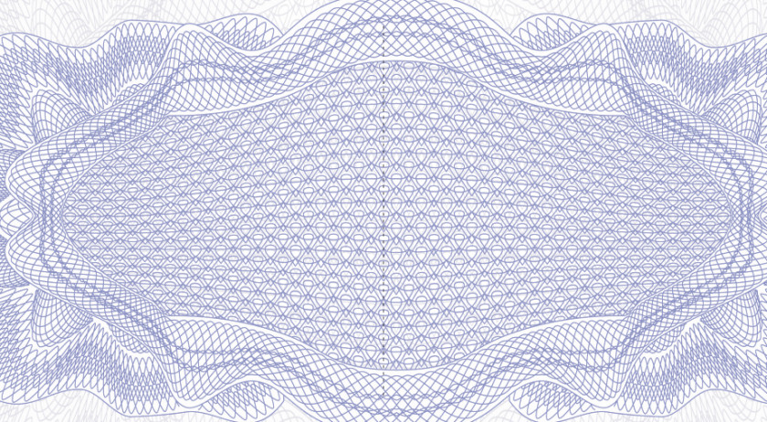 European Lines Placemat Doily Lilac Pattern PNG