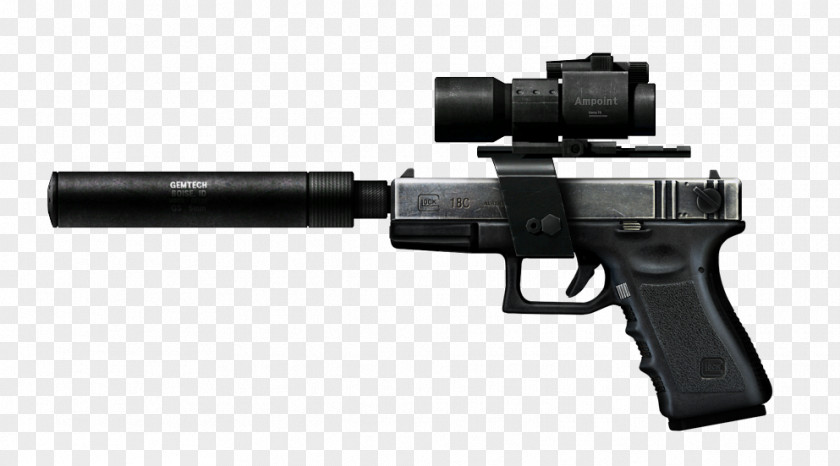 Weapon Combat Arms Pistol Glock 18 Firearm PNG