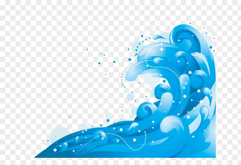 Blue Waves Wave Royalty-free Clip Art PNG