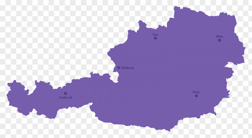 Map Austria Stock Photography PNG