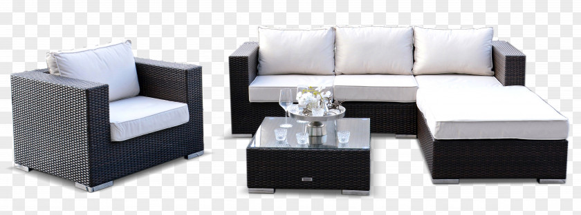 Rattan Garden Furniture Lounge Chair PNG