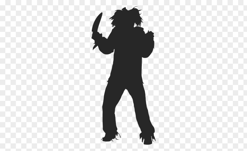 Silhouette Boy Halloween Costume Mask PNG