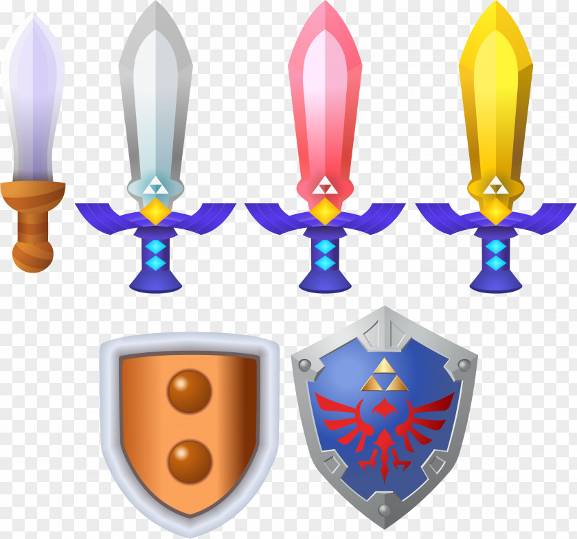 Symbol Cold Weapon Legend Of Zelda A Link Between Worlds Shield PNG