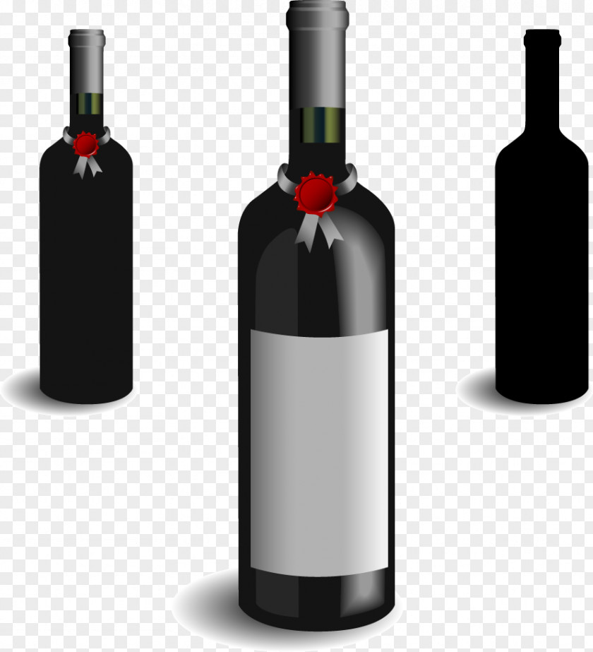 Vector Wine Bottles Red Butylka Bottle PNG
