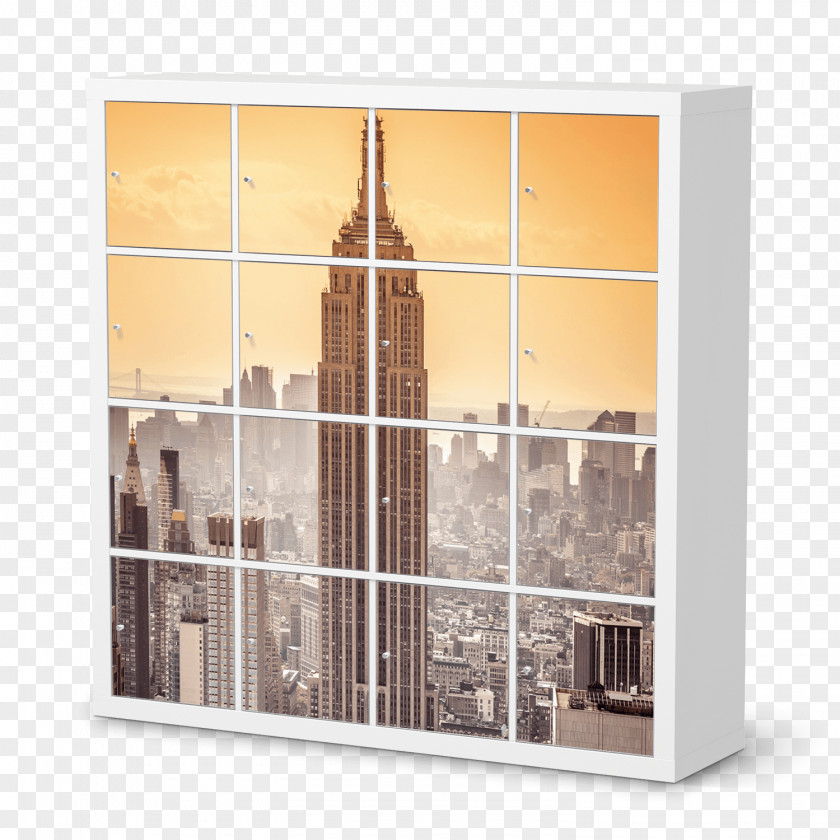 Window Expedit Shelf Empire State Building Armoires & Wardrobes PNG