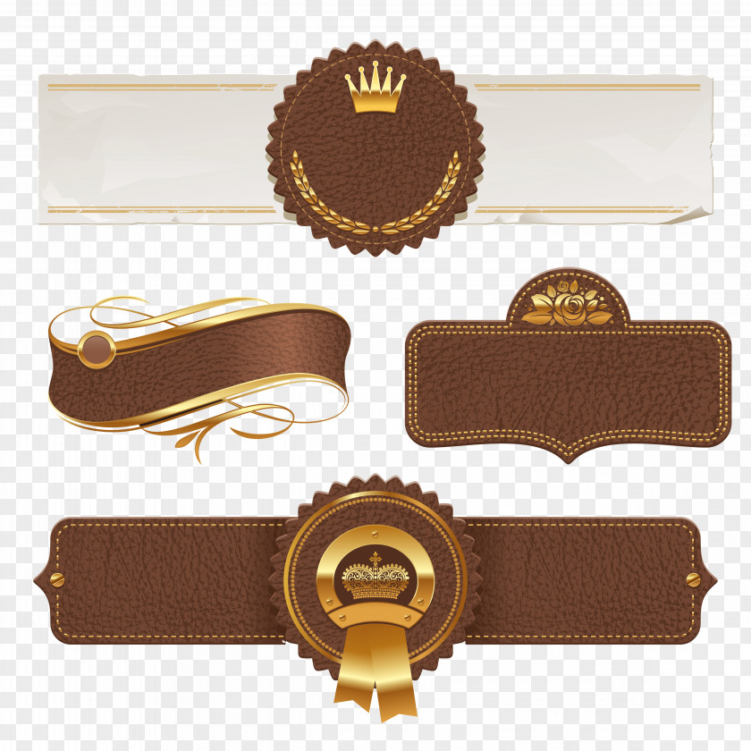 Creative Leather Banner Vector Material Stock Photography Clip Art PNG