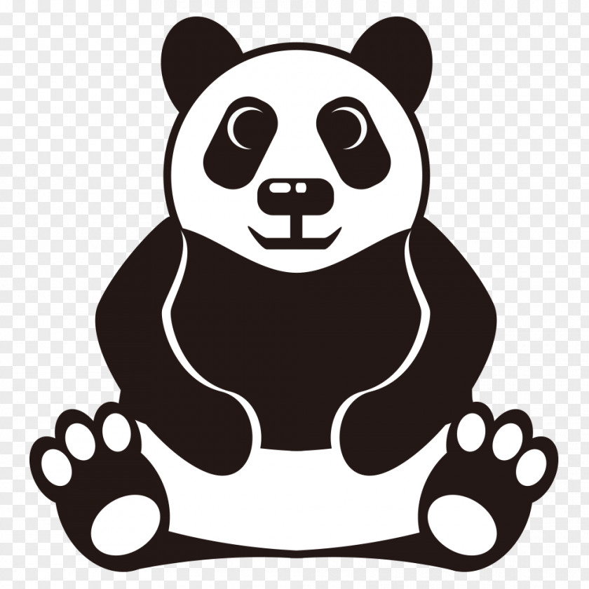 Panda Giant Cartoon Cuteness Illustration PNG