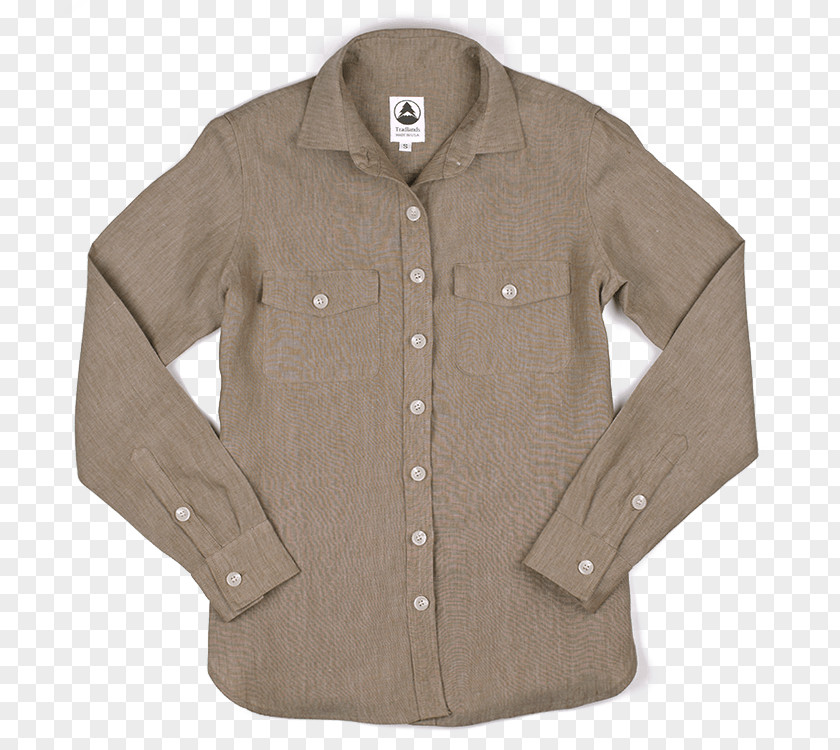 Shirt Tomboy Sleeve Button Jacket PNG