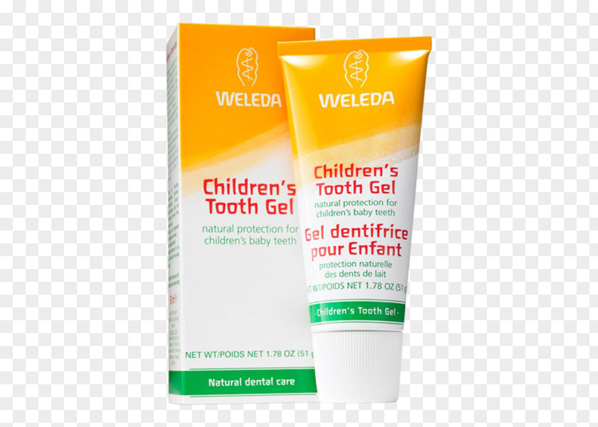 Toothpaste Weleda Tooth Gel Child Dental Care PNG