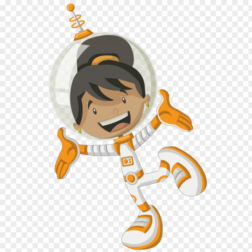 Black Female Astronaut Woman Spaceflight PNG