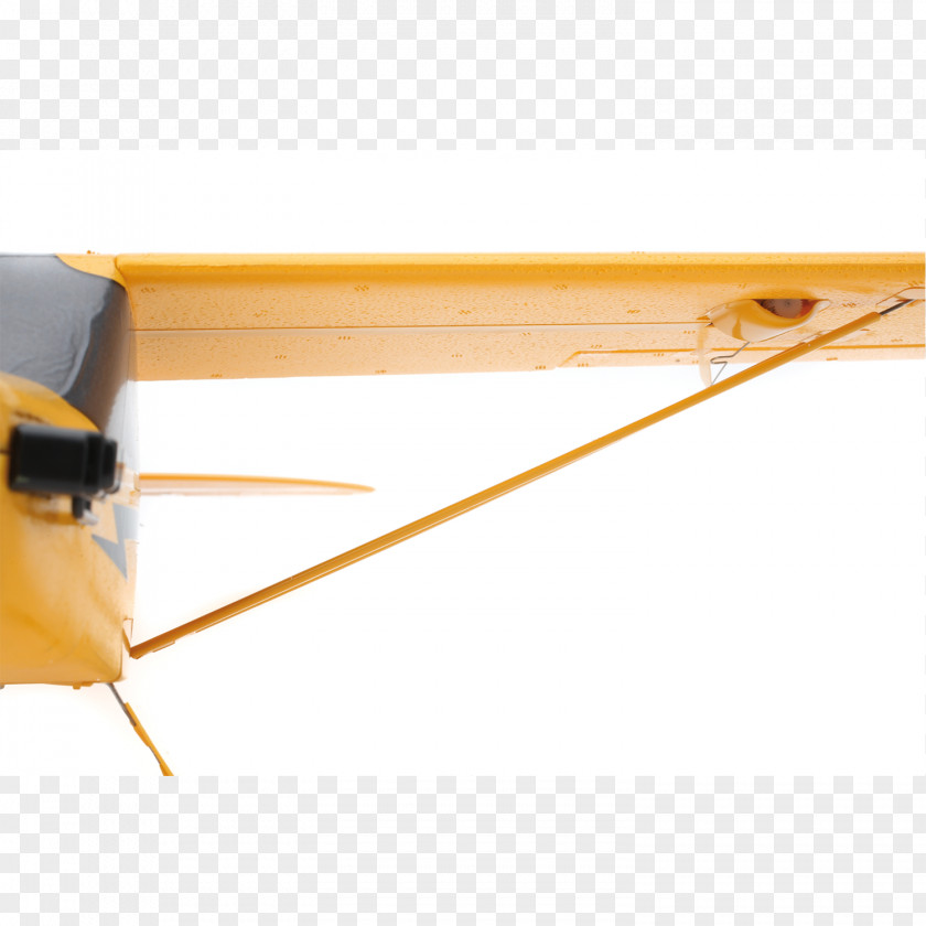 Cub E-flite UMX J-3 Aircraft Radio Control Yellow PNG