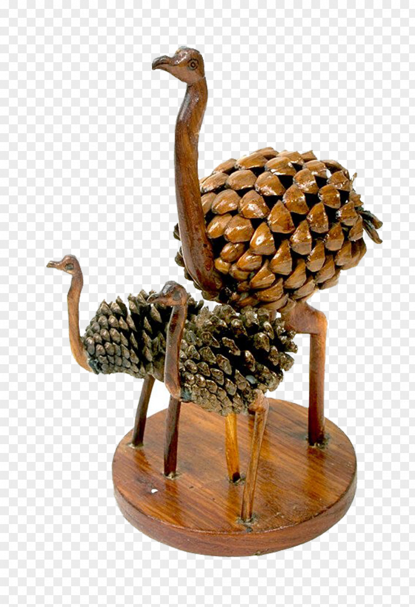 Ostrich Artwork Common Museo De Arte Popular Wood Handicraft Work Of Art PNG