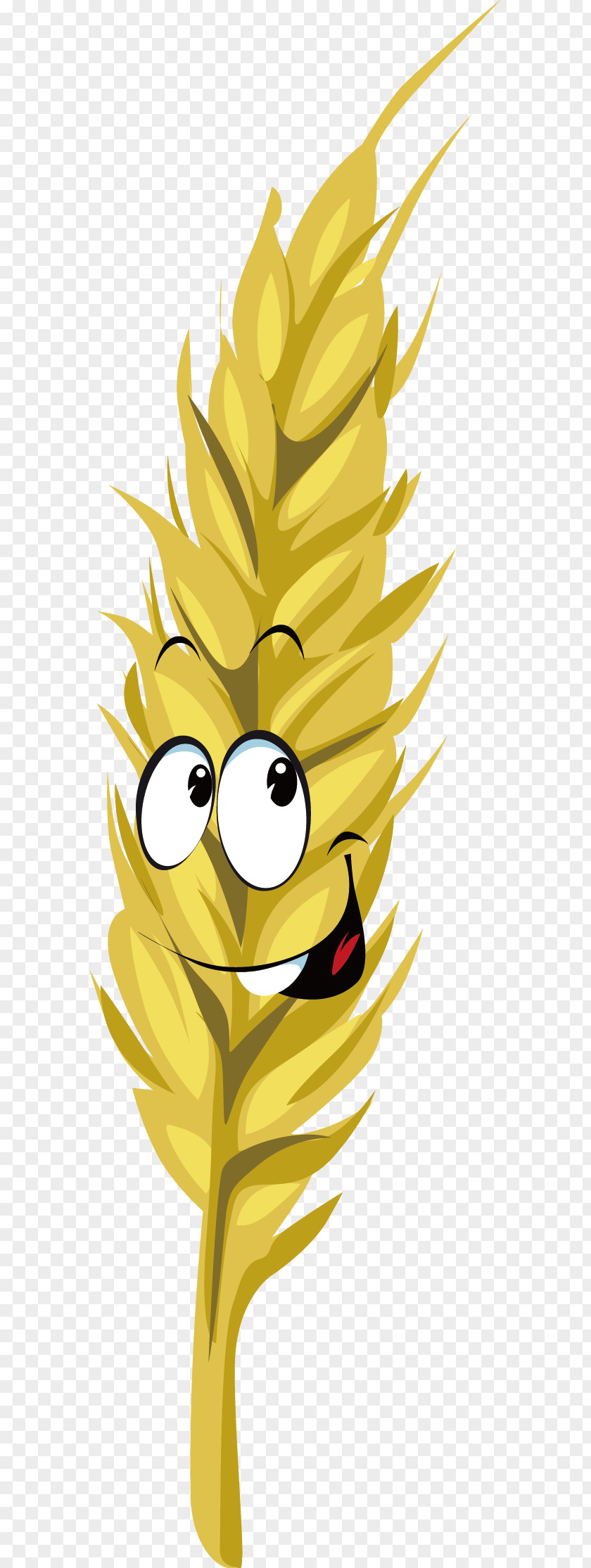 Wheat With Expression Cartoon Drawing Royalty-free PNG