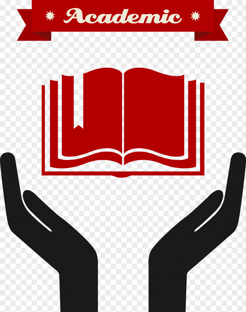 A Hand And Book LOGO PNG