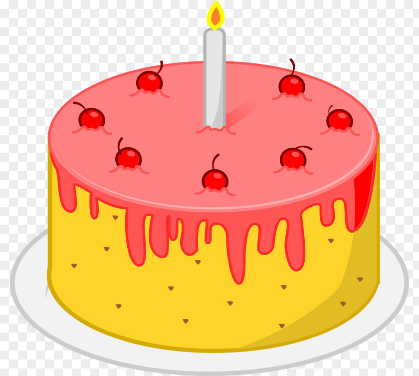 Birthday Cake Party Food Clip Art PNG