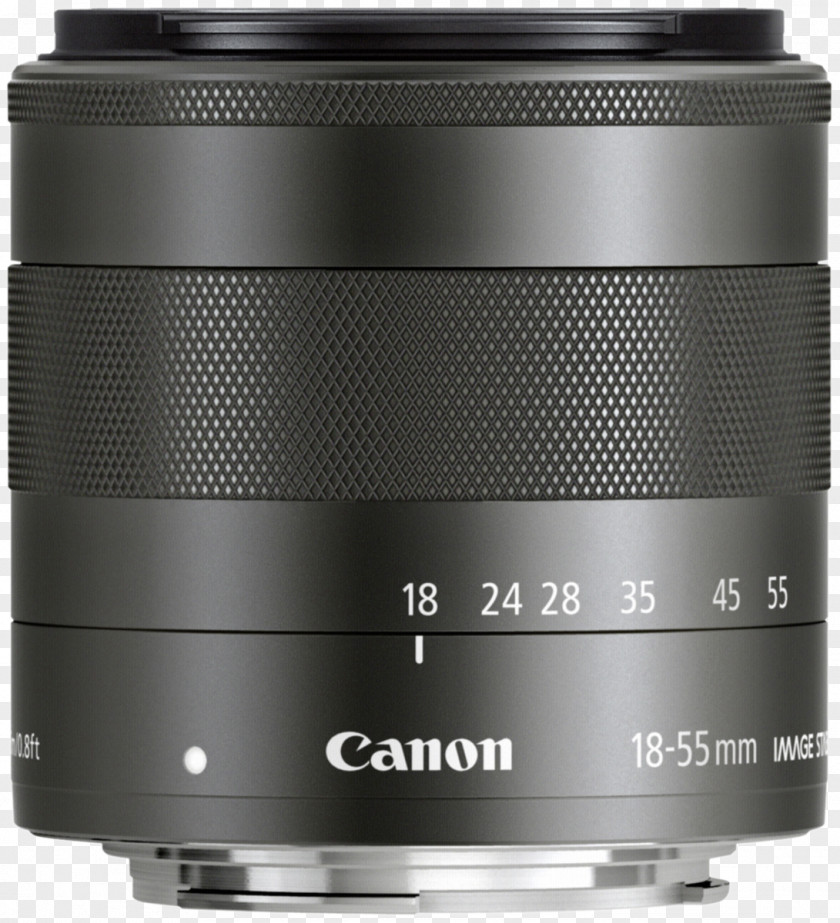 Camera Lens Canon EOS M EF Mount EF-M 18–55mm EF-S PNG