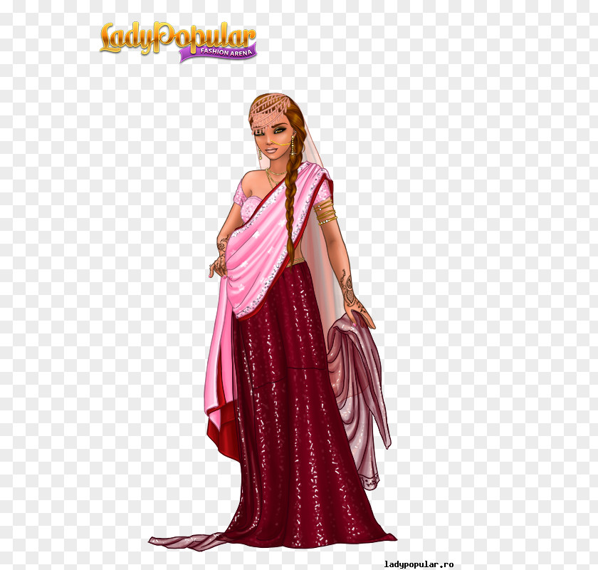 Dress Lady Popular Fashion Gown Clothing PNG