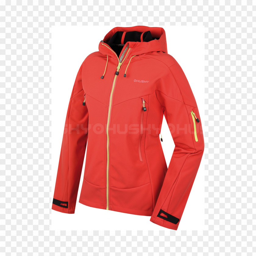 Jacket Hoodie Polar Fleece Red PNG