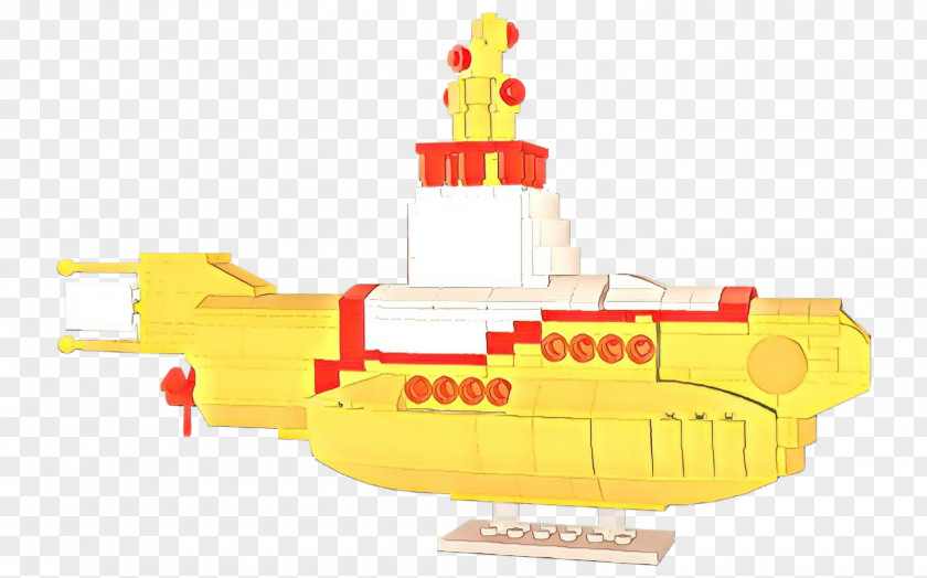 Toy Block Ship Submarine Cartoon PNG