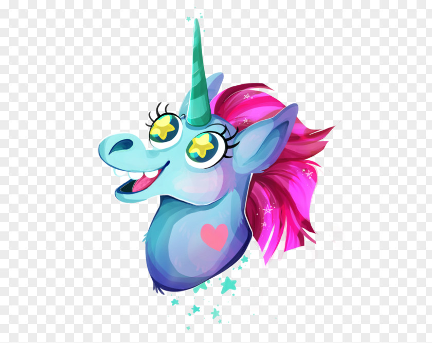 Unicorn Head Pony Fan Art Clip PNG