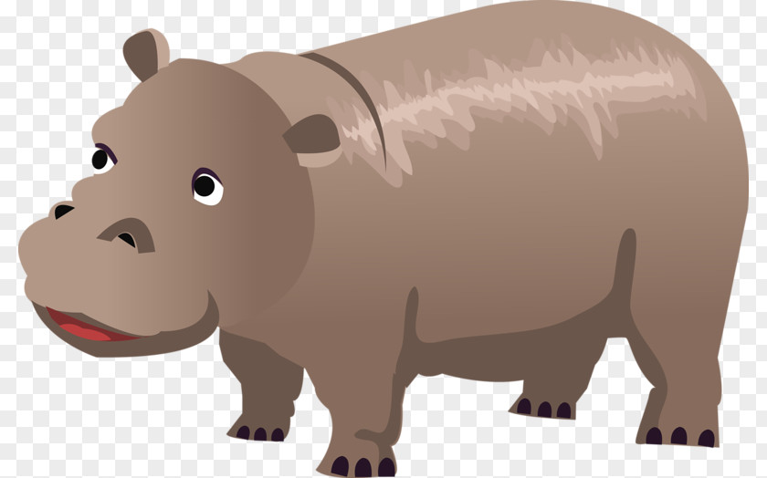 Ceramic Hippo Hippopotamus Rhinoceros Icon PNG