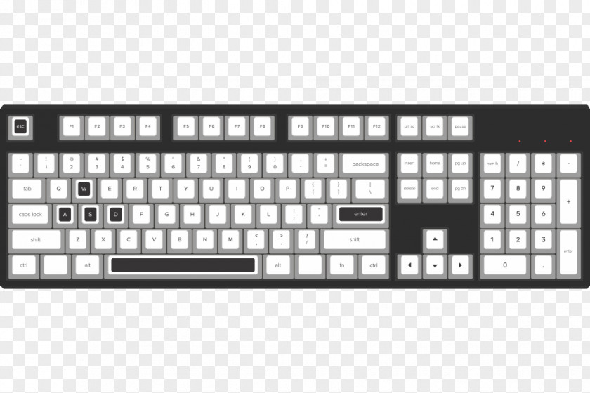 Cherry Computer Keyboard Keycap Electrical Switches Polybutylene Terephthalate PNG