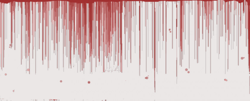 Dripping Blood Curtain Window Covering Red PNG