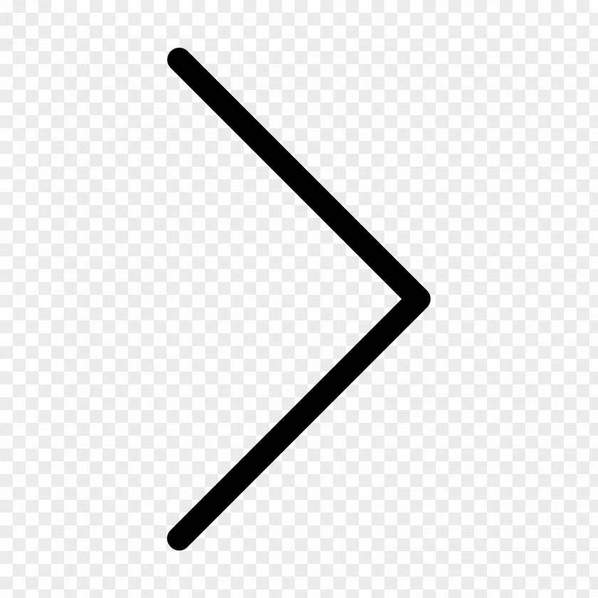 Greater Than Arrow Symbol Clip Art PNG