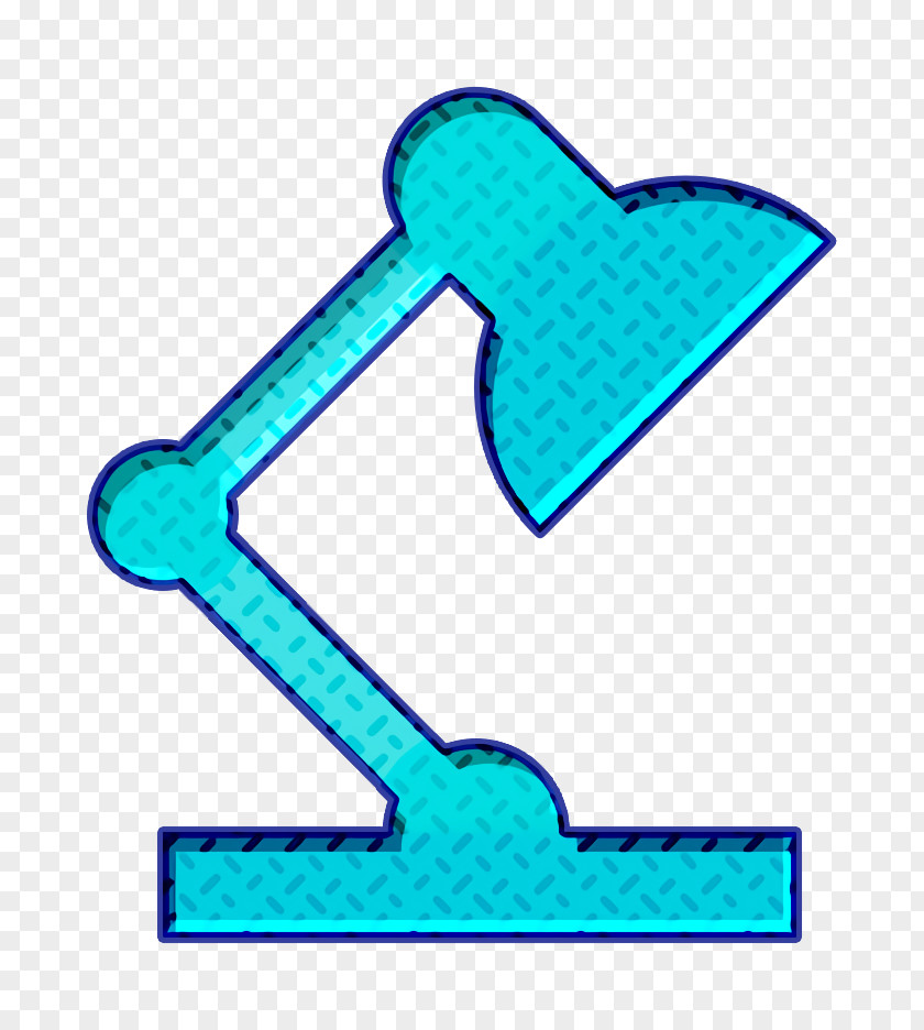 Symbol Electric Blue Case Icon Lamp Study PNG