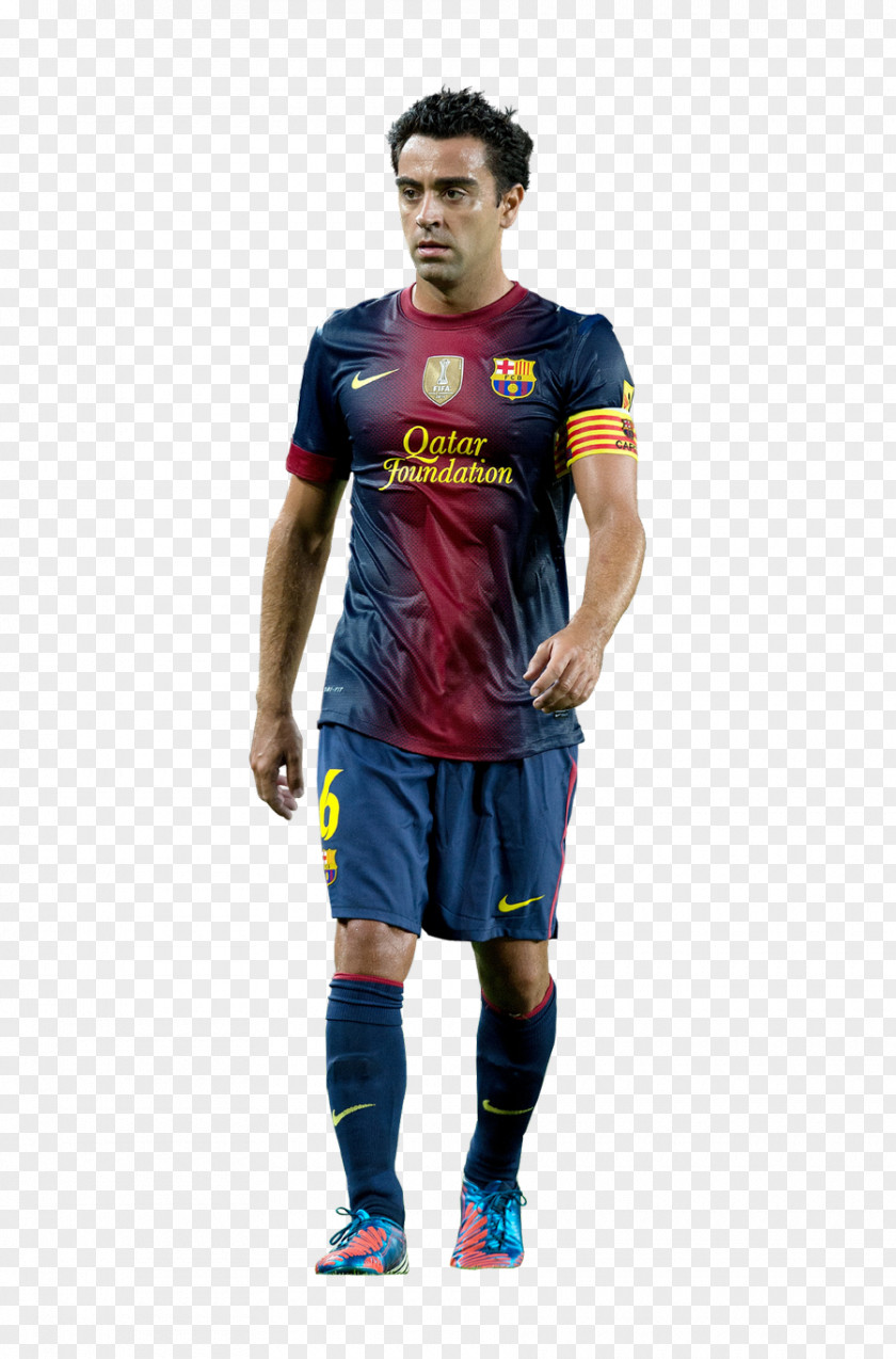 Fc Barcelona Xavi FC Football Player PNG
