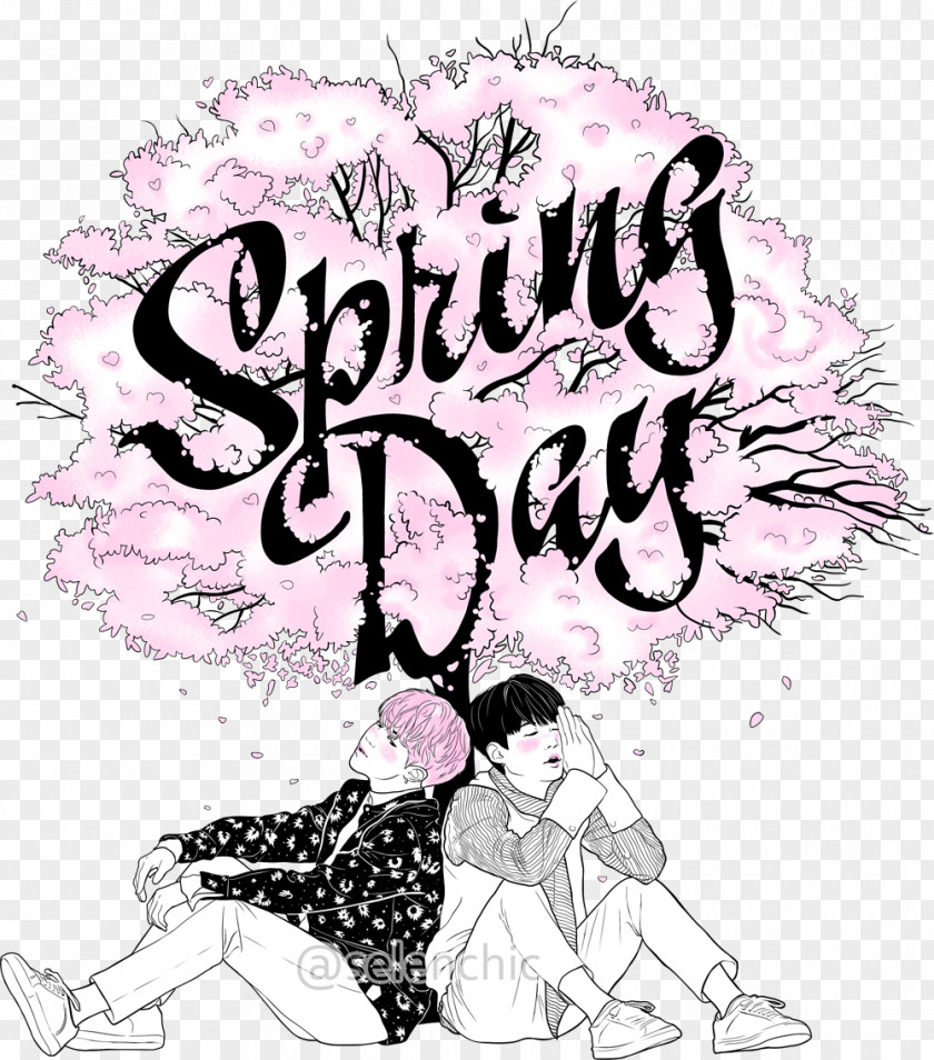Japanese Version Illustration Clip ArtBts Logo Spring Day PNG