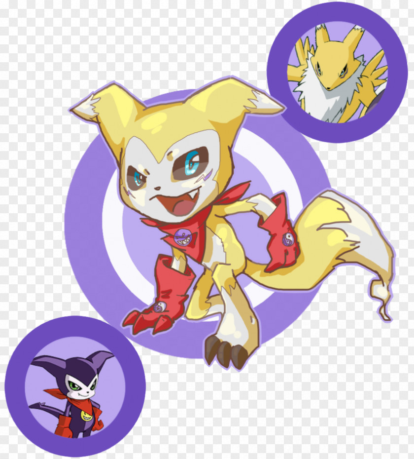 Digimon Impmon Shoutmon DeviantArt PNG