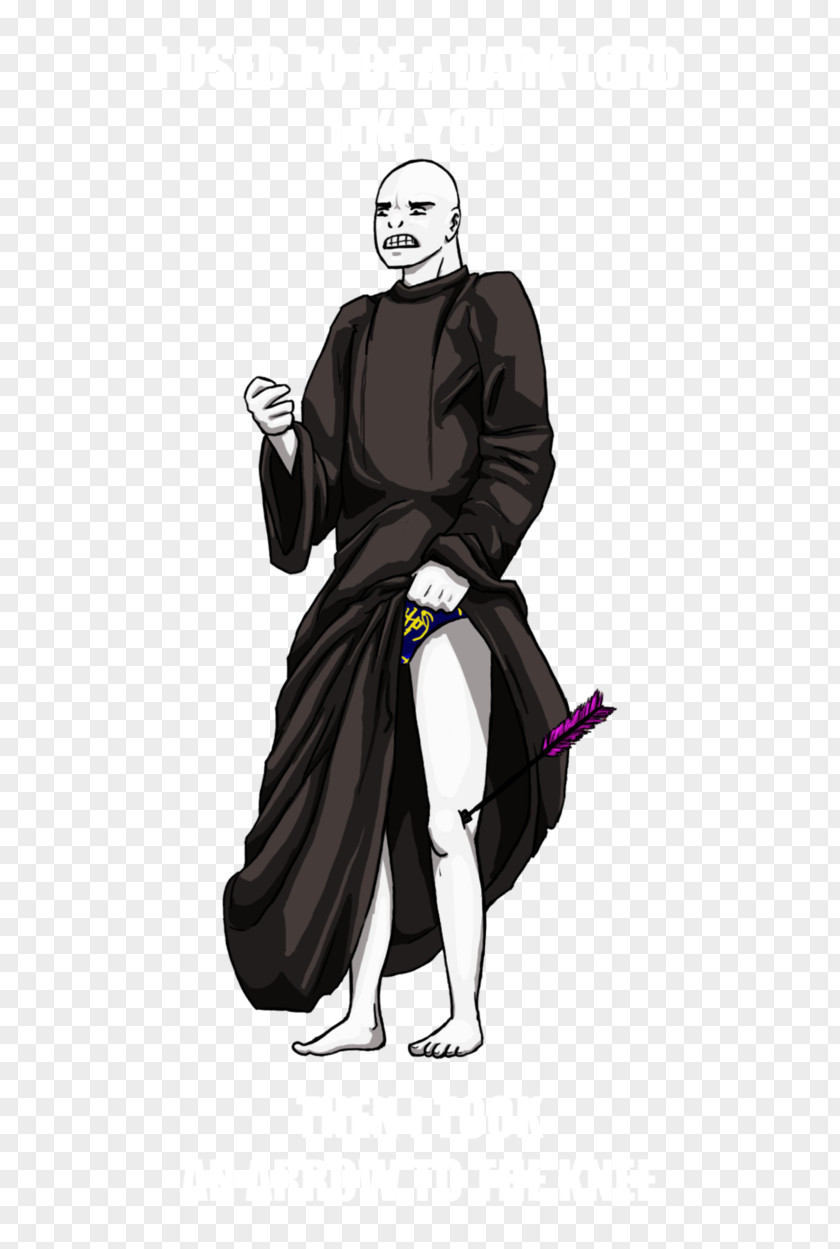 Lord Voldemort Robe Costume Design Cartoon Fashion Illustration PNG