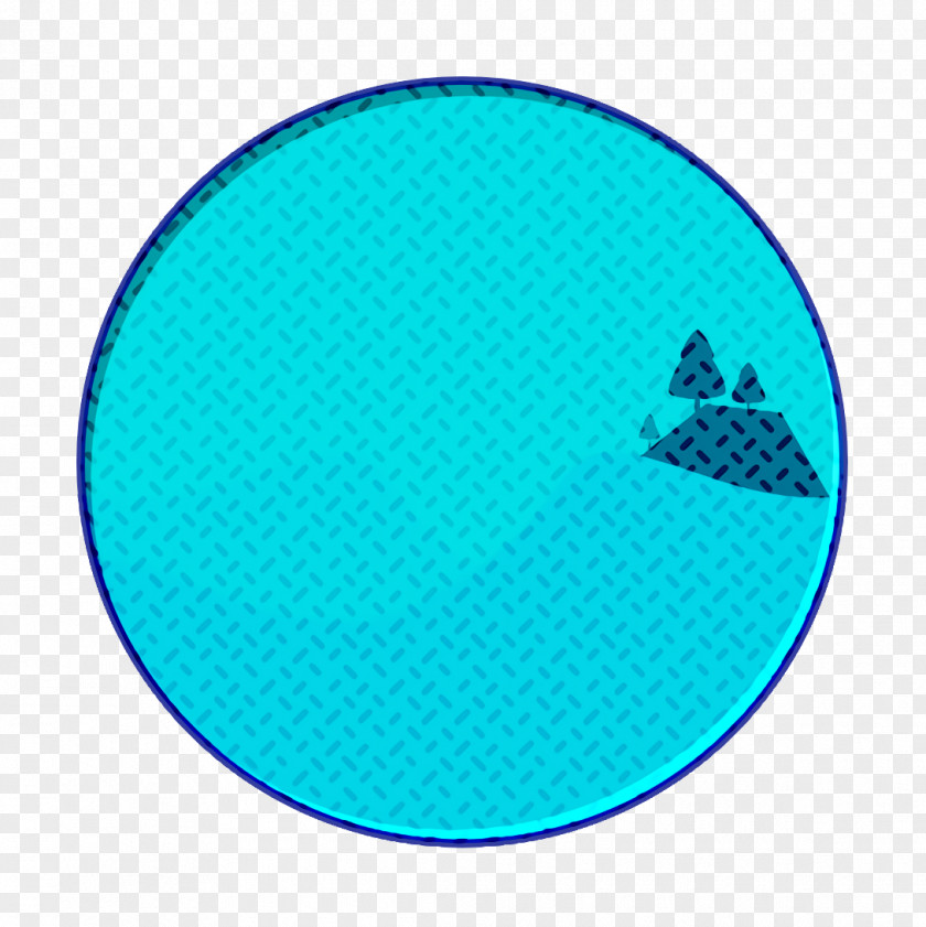 Oval Azure Island Icon Land Nature PNG