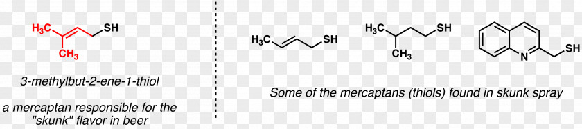 Skunk Chemistry Odor Molecule Aldehyde PNG