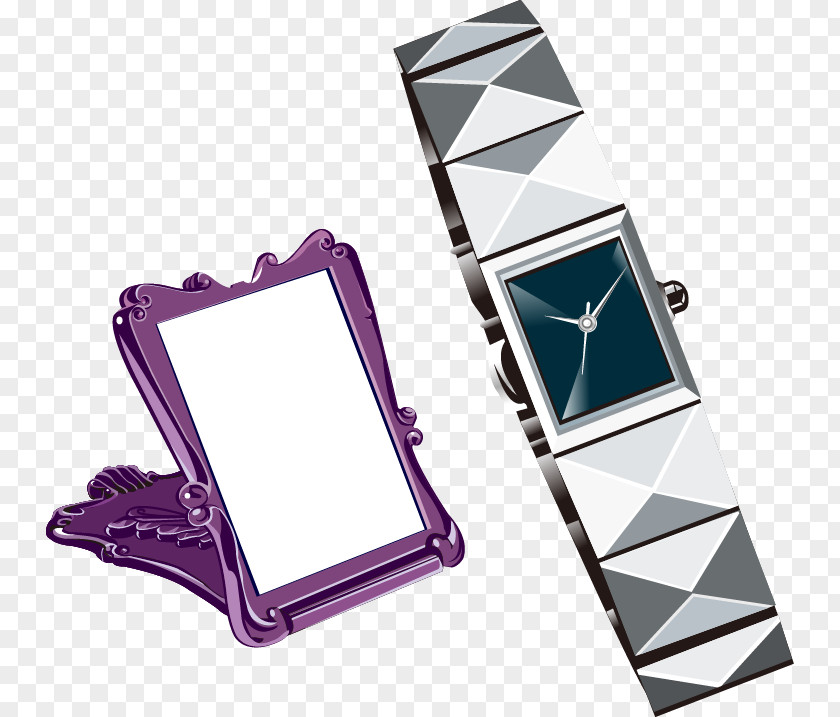 Vector Pattern Watches Mirror Fashion Accessory Clothing PNG