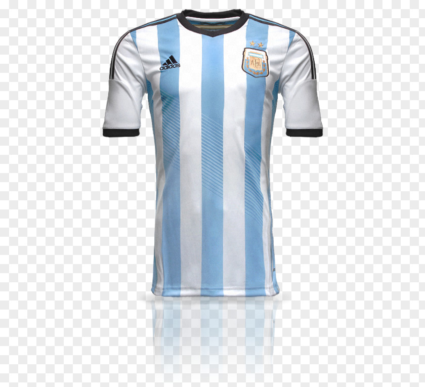 Argentina World Cup T-shirt Sleeve Uniform Neck PNG