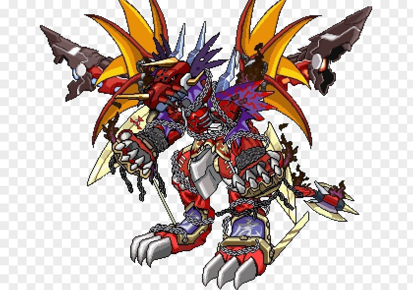 Digimon Omnimon Masters WarGreymon PNG