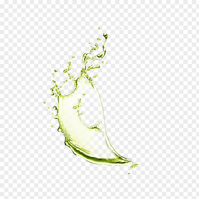 Wave Liquid Drop Green Chemical Substance PNG