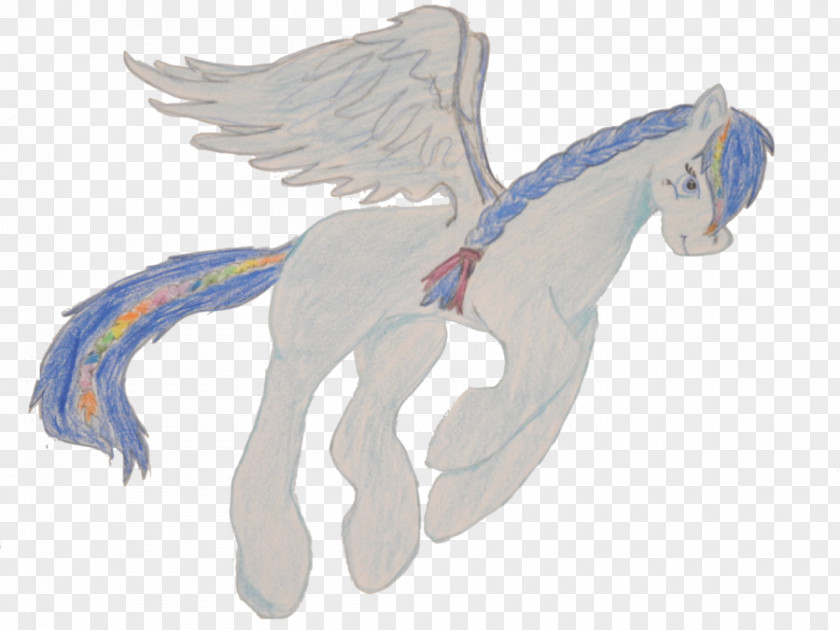 Horse Pony Feather Tail PNG