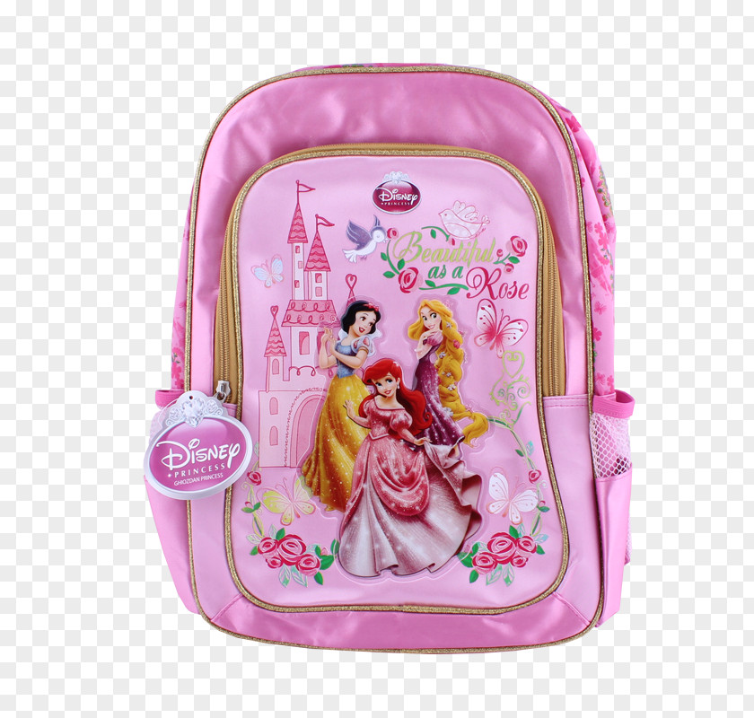 School Bag Diaper Bags Disney Princess Backpack PNG