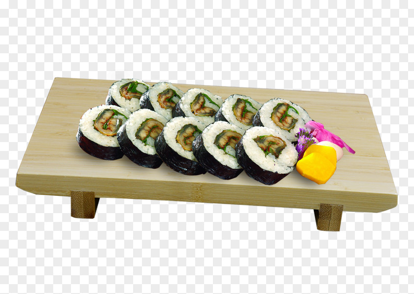Sushi Table California Roll Japanese Cuisine Gimbap Teppanyaki PNG
