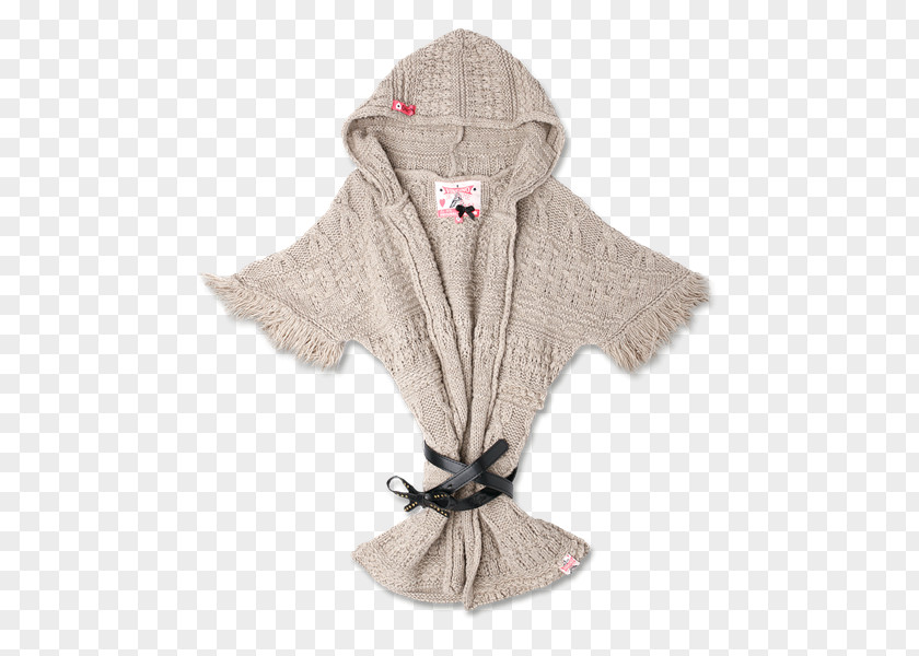 Anjuna Outerwear Beige Neck Wool Sleeve PNG