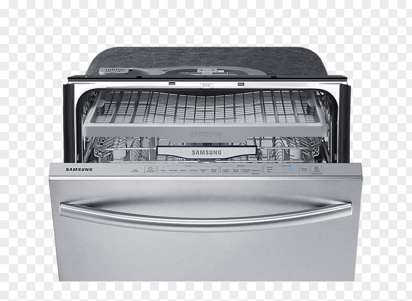 Dish Washer Samsung DW80K7050 Dishwasher Stainless Steel PNG