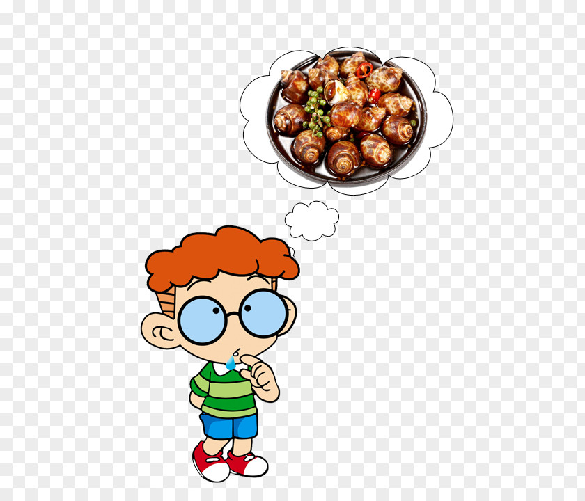 I Want To Eat Fried Snail Cartoon Animation Clip Art PNG