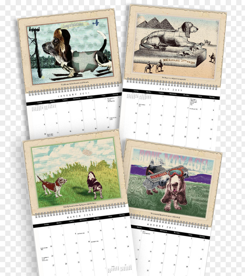 Map Basset Hound Calendar Text Blahoželanie PNG