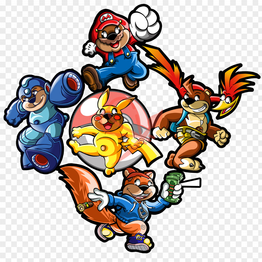 Mario Bros Super Bros. 3 Banjo-Kazooie Character PNG