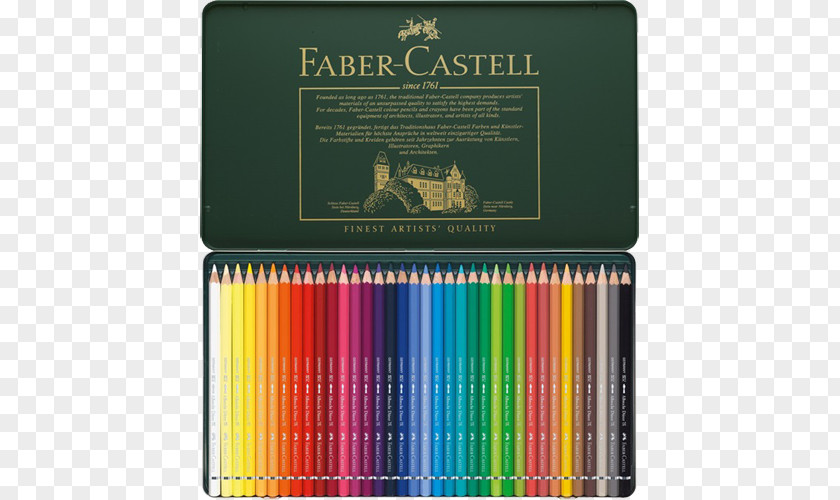 Pencil Colored Faber-Castell Watercolor Painting PNG