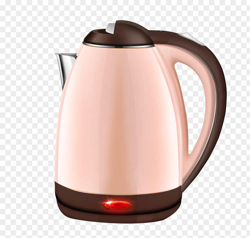 Pink Ceramic Shell Kettle Electric Electricity PNG